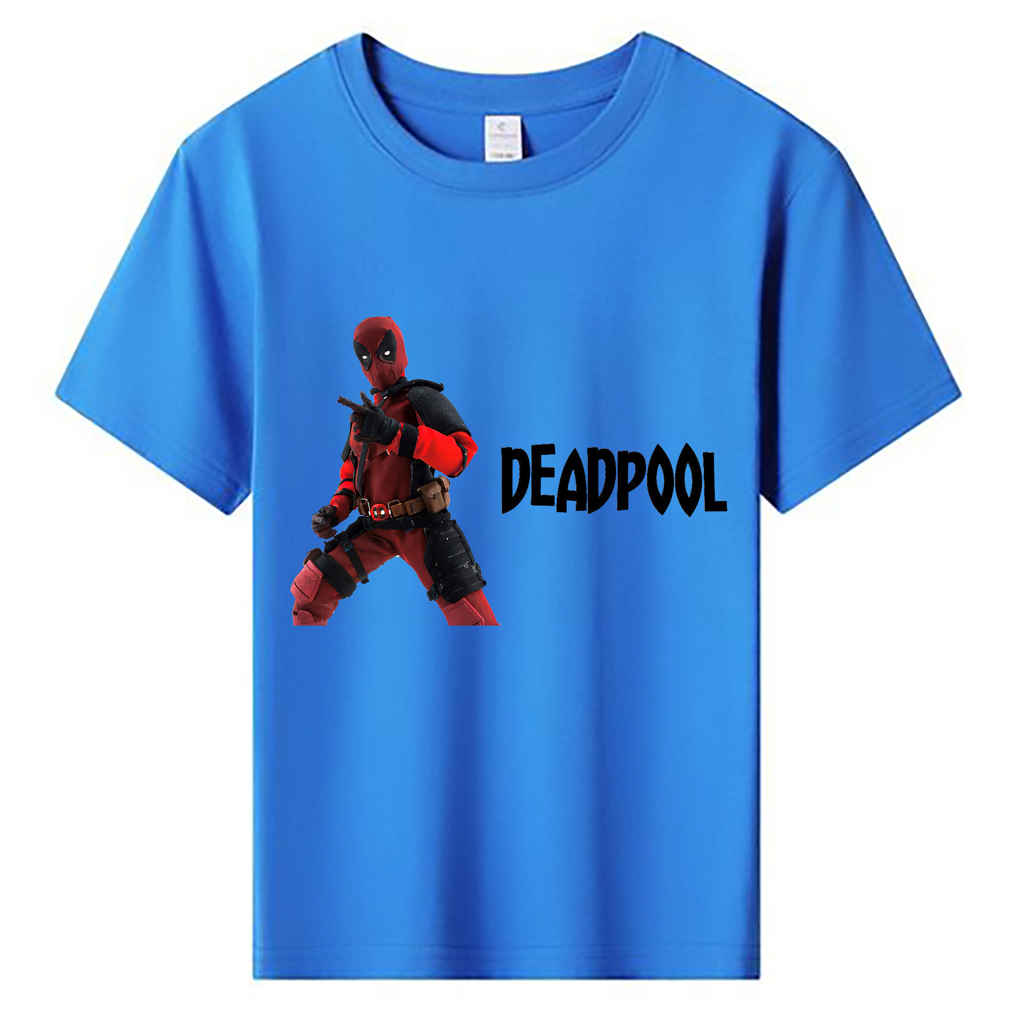 （画像用） Deadpool デッドプール 綿100％キッズTシャツ（フロントプリント）